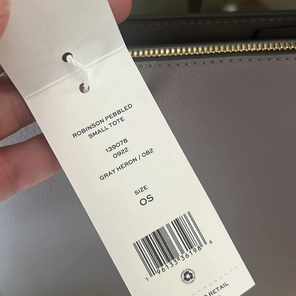 Tory Burch Robinson Pebbled Leather Tote Bag